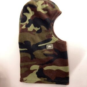 Turtle Fur Woodland Camouflage Fleece Winter Ski Mask Hood Youth